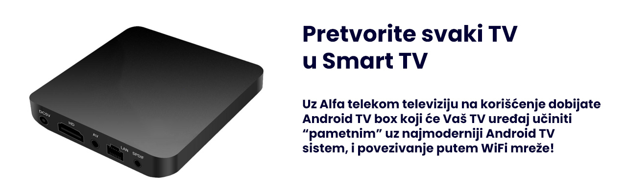 Alfa telekom Android TV Box